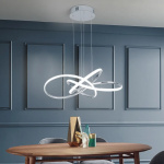 2024 Gold Gray Chrome Modern LED Chandelier For Living Dining Room APP Control Hanging Lndoor Lighting Ceiling Chandelier Lamp - Image 6