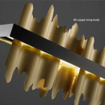 The New Postmodern Villa Compound Floor in The Mountains The Sitting Room The Bedroom Black Droplight Lamps And Lanterns - Image 6