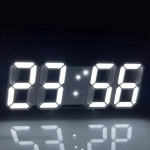 3D LED Digital Clock Luminous Fashion Wall Clock Multifunctional Creative USB Plug in Electronic Clock Home Decoration - Image 4