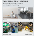 E27 Fan Foldable 28W LED Bulb AC220V/110V 40 Bulb Deformation for Home Ceiling Lights Warehouse and Garage White Light6500K Bulb - Image 4