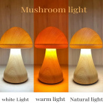 LED Night Light With Touch Switch Cute Mushroom Bedside Table Lamp For Bedroom Childrens Room Sleeping Night Lamps - Image 3