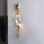 Postmodern Luxury Creative Lamp LED Lighting Scones Indoor Fixtures Brass Crystal Up Down Wall Light - Image 5
