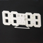 3D LED Digital Clock Luminous Fashion Wall Clock Multifunctional Creative USB Plug in Electronic Clock Home Decoration - Image 3