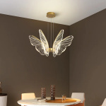 2024 Butterfly Chandelier Modern Minimalist Creative Dining Living Room Bedroom Children's Room LED Smart Lamps Decorative Lamp - Image 2