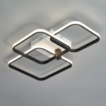 Modern Led Chandeliers Ceiling For Living Room Bedroom Study Room AC90-260V indoor lighting Led Chandelier Lamp Black and White - Image 6