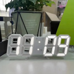3D LED Digital Clock Luminous Fashion Wall Clock Multifunctional Creative USB Plug in Electronic Clock Home Decoration - Image 2