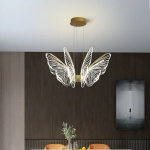 2024 Butterfly Chandelier Modern Minimalist Creative Dining Living Room Bedroom Children's Room LED Smart Lamps Decorative Lamp - Image 4