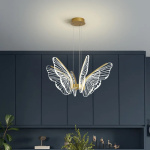 2024 Butterfly Chandelier Modern Minimalist Creative Dining Living Room Bedroom Children's Room LED Smart Lamps Decorative Lamp - Image 3