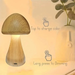 LED Night Light With Touch Switch Cute Mushroom Bedside Table Lamp For Bedroom Childrens Room Sleeping Night Lamps - Image 2