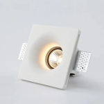 Recessed Gypsum Downlight Ceiling Light GU10 LED Anti-Glare Embedded Borderless Spotlight Living Room Corridor Indoor lighting - Image 4