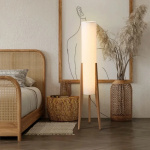Wabi Sabi Japan Floor Lamps Restaurant Teahouse Living Room Stand Lamps Solid Wood Floor Lights for Room Decor Fixture LED - Image 5