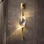 Postmodern Luxury Creative Lamp LED Lighting Scones Indoor Fixtures Brass Crystal Up Down Wall Light - Image 4