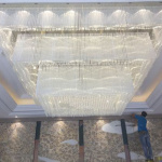 Luxury Classy Modern Chandelier Light Style Square suitable for your large areas like Hotel Lobby Living Room etc - Image 3