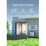 3600W 4000W Portable Power Station 7 x 2048Wh Expansion Batteries 30amp APP Control Solar Generator - Image 5