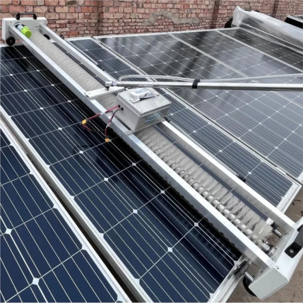 Photovoltaic Cleaning Robot Photovoltaic Cleaning Machine Solar Panel Cleaning Equipment Water Washing PV Robot Cleaner Tool Kit