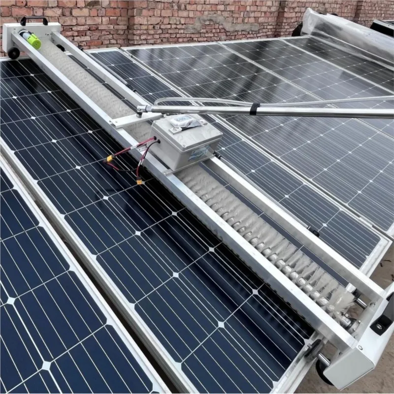 kf-S6ace724bbf814894a325d867bf99b4036 Photovoltaic Cleaning Robot Photovoltaic Cleaning Machine Solar Panel Cleaning Equipment Water Washing PV Robot Cleaner Tool Kit - Image 1