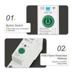 Tuya Smart Switch DGB-63TT Wireless Remote Control Circuit Breaker Current Voltage Protection Metering Monitoring Timer 1-63A - Image 3