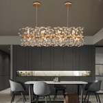 Modern Nordic Chandelier Bulb Led Pendant Light Decorative Hanging Crystal Chandelier for Living, bedroom, Dining e.t.c - Image 3