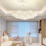 Planet Chandelier with high quality colored balls Modern Popular For Living Room Sitout etc - Image 3