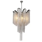 Modern Led Lights Ceiling Pendant Light for Of Artistic Customization Aluminum Pendant Lighting Fixture Tassel Living Room