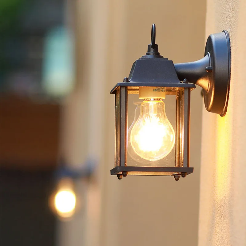 Retro Outdoor Wall Light Villa Garden Porch Wall Waterproof Lighting Courtyard Corridor Aisel Balcony Vintage E27 Fixtures - Image 1