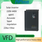 220V 37KW/45KW VFD Solar Variable Frequency Drive Inverter / VFD 3HP Output 220V Water pump Driver speed control