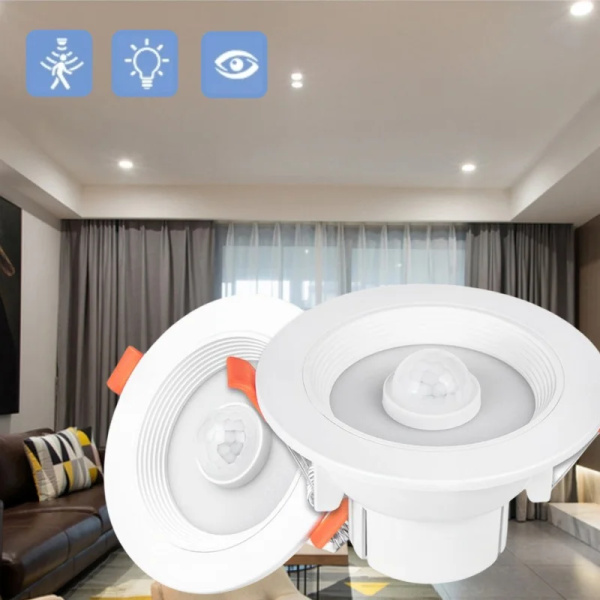 PIR Motion Sensor Spot LED Downlight Lamparas 5W 10W 15W 20W Smart Home LED Spot Light For Livingroom Bedroom Hallway Stairs