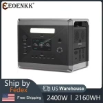 LiFePO4 Battery Q2501 Portable Power Station 2160WH With 2400W 4800W Peak AC Output Solar Generator for Garden Party