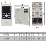 Solar VFD DC250-880V to 3PH 380V 11/15/18.5KW Variable Frequency Drive Converter for Motor Speed Control Inverter - Image 3