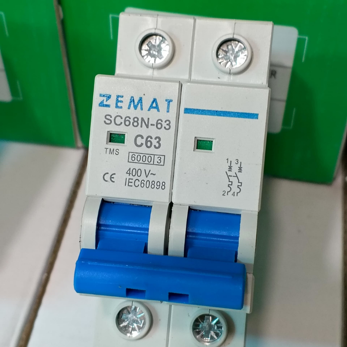 63Amps Solar Photovoltaic AC Mcb 2pole - Image 1