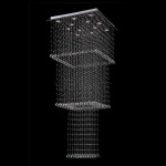 Modern Luxury Chandelier Rain Drop Decorative Light For Large Sitting Room, Hotel an Entertainment centers - Image 2