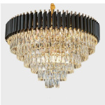 Modern Luxury Gold Crystal Chandelier Pendant Light For Home Spaces 600mm - Image 2