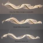 Modern Luxury Lamp Decoration Hanging Lighting for Hotel, Living Room, Dinning Acrylic Led Chandelier - Image 2